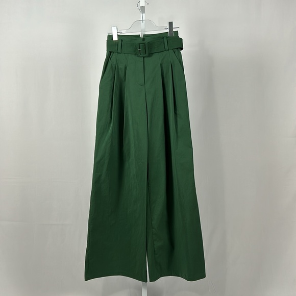Veronica Beard High Rise Maliyah Pants in Green Size 4 - Picture 3 of 16
